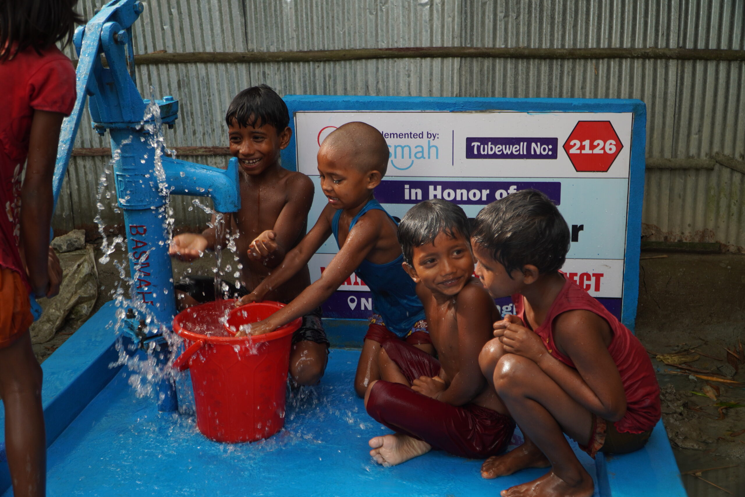 Clean water access point installation